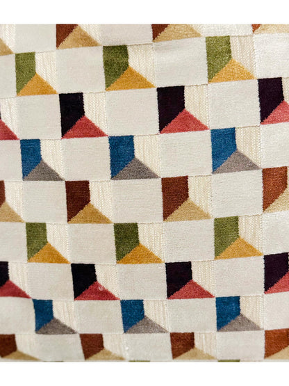 Modern Neutral Geometric Throw Pillow Cover, Textured Decorative Cushion Cover.