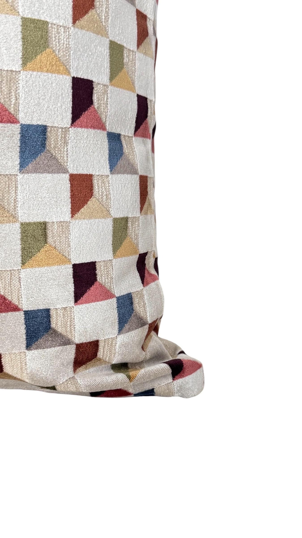 Modern Neutral Geometric Throw Pillow Cover, Textured Decorative Cushion Cover.