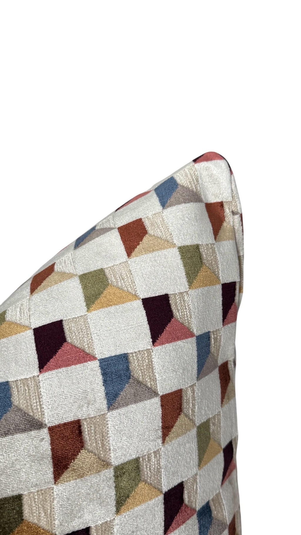 Modern Neutral Geometric Throw Pillow Cover, Textured Decorative Cushion Cover.