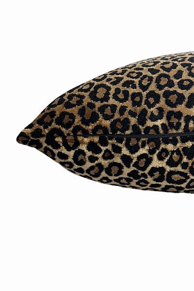 Leopard Print Pillow Cover, Neutral Animal Throw Accent Pillow
