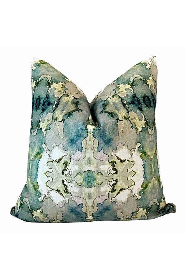 Teal Dutchess Abstract Pillow Cover