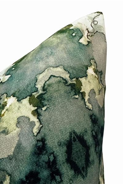 Teal Dutchess Abstract Pillow Cover