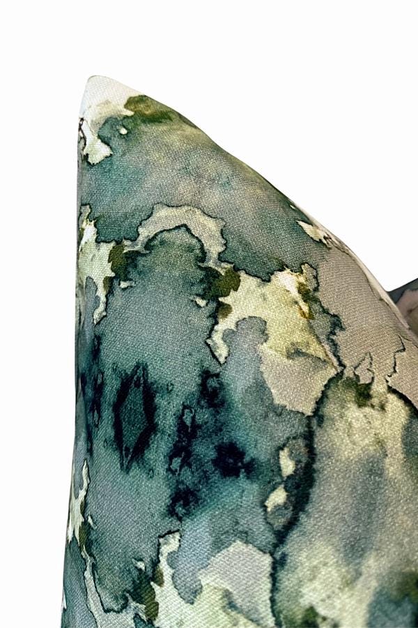Teal Dutchess Abstract Pillow Cover