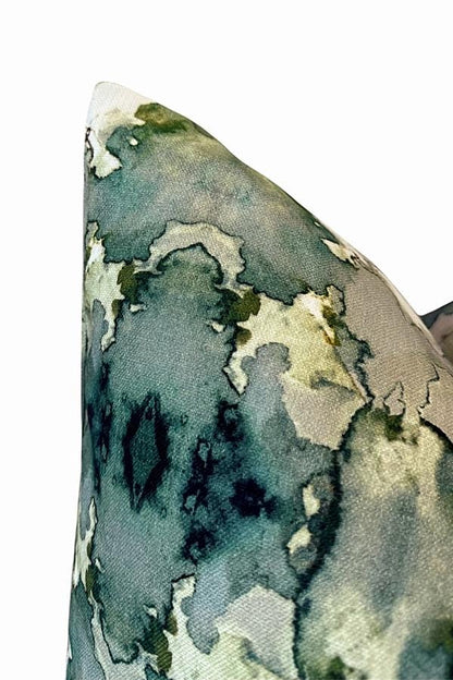 Teal Dutchess Abstract Pillow Cover