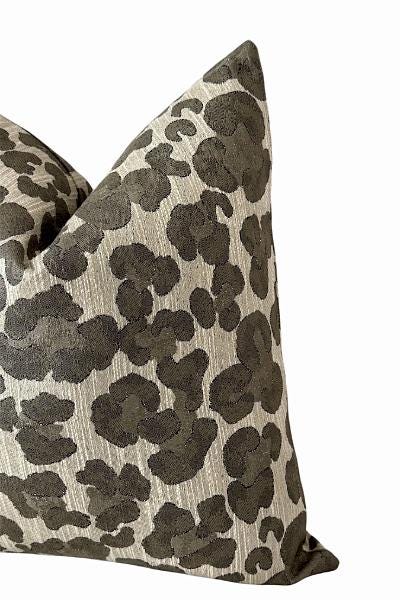 Big Spots Bomber Taupe Pillow Cover