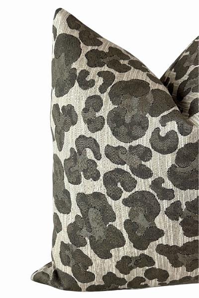 Big Spots Bomber Taupe Pillow Cover