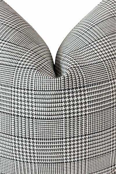 Blue White Zebra Pillow Cover, Modern Decorative Throw Pillow