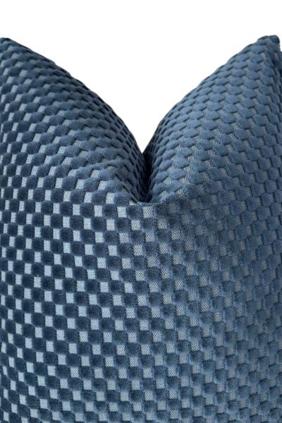 Navy Blue Velvet Pillow Cover, Modern Throw Pillow