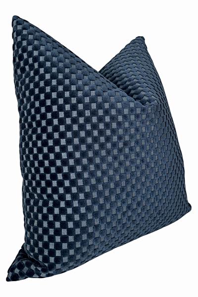 Navy Blue Velvet Pillow Cover, Modern Throw Pillow