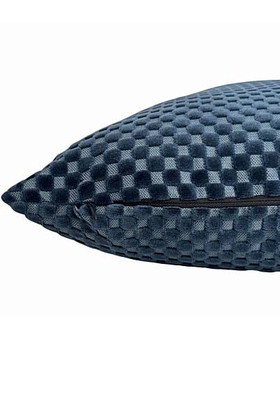 Navy Blue Velvet Pillow Cover, Modern Throw Pillow