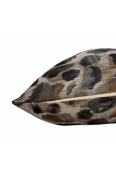Neutral Animal Print Pillow Cover, Brown Decorative Throw Pillow