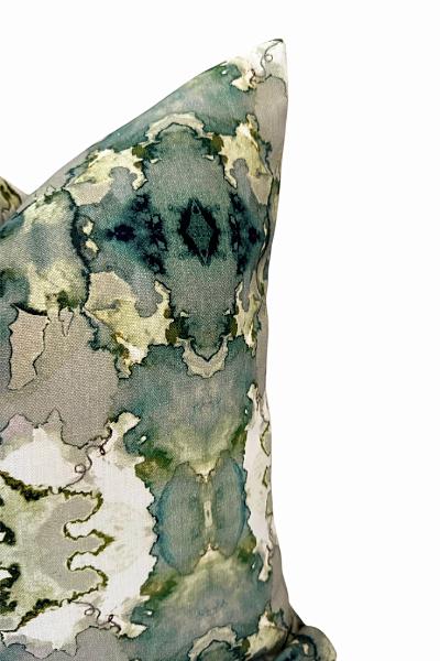Teal Dutchess Abstract Pillow Cover
