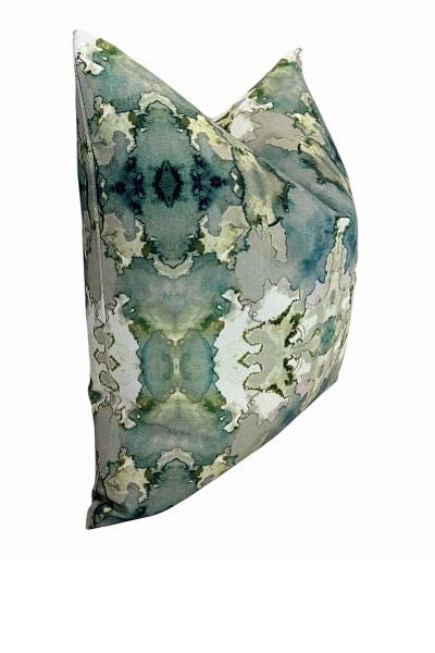 Teal Dutchess Abstract Pillow Cover
