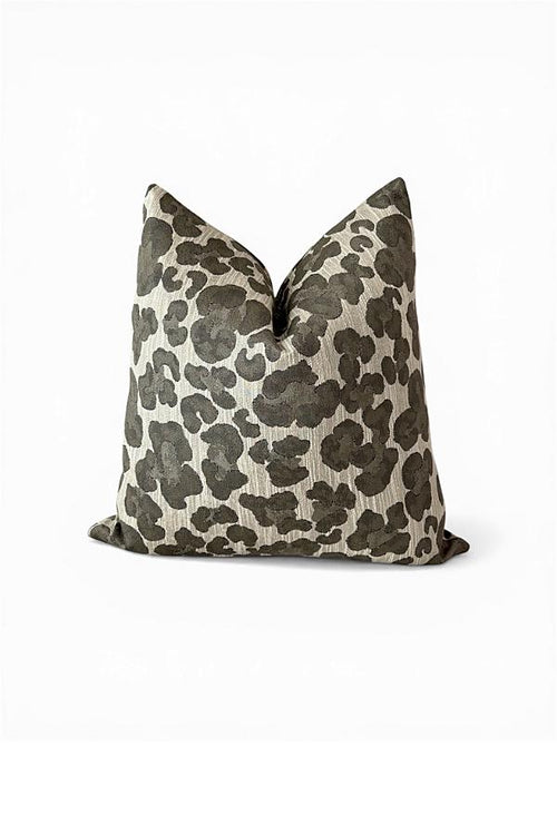 Big Spots Bomber Taupe Pillow Cover