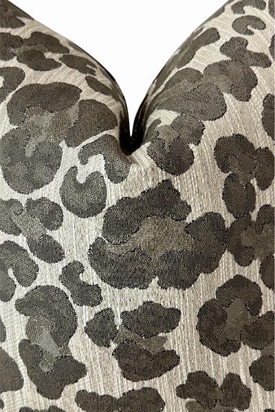 Big Spots Bomber Taupe Pillow Cover