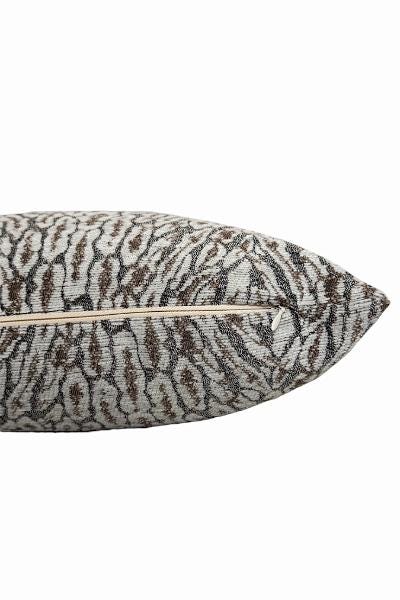 Textured Neutral Pillow Cover | Brown Cream Woven Accent Cushion | Modern Decorative Throw Pillow