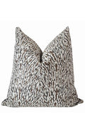 Textured Neutral Pillow Cover | Brown Cream Woven Accent Cushion | Modern Decorative Throw Pillow