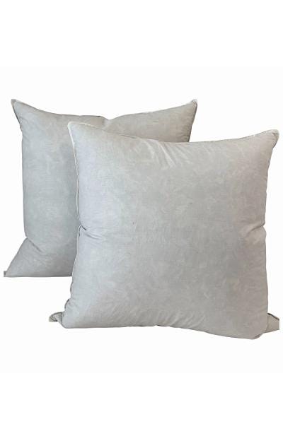 Down Feather Pillow Insert, Plush Decorative Throw Pillow Form