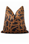 Espresso Brown Black Velvet Pillow Cover, Modern Designer Cushion, Luxury Accent Decor