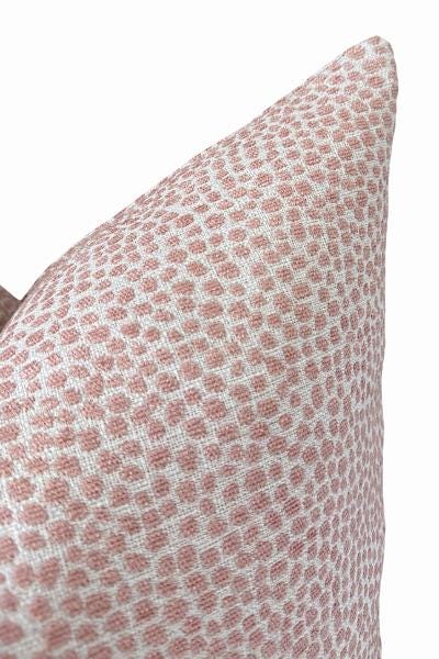 Blush Pink Pillow Cover, Textured Throw Cushion, Modern Farmhouse Accent, Neutral Home Decor