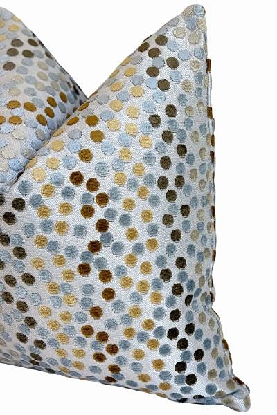 Textured Dot Pillow Cover, Neutral Throw Cushion, Modern Farmhouse Accent, Designer Home Decor