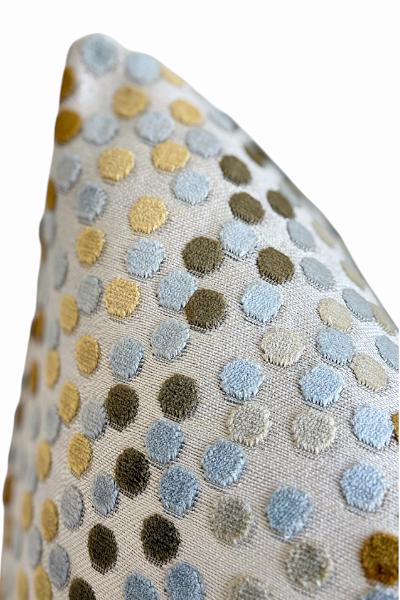 Textured Dot Pillow Cover, Neutral Throw Cushion, Modern Farmhouse Accent, Designer Home Decor