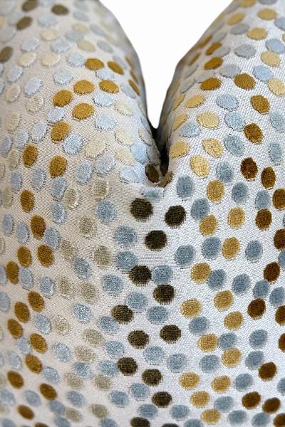 Textured Dot Pillow Cover, Neutral Throw Cushion, Modern Farmhouse Accent, Designer Home Decor