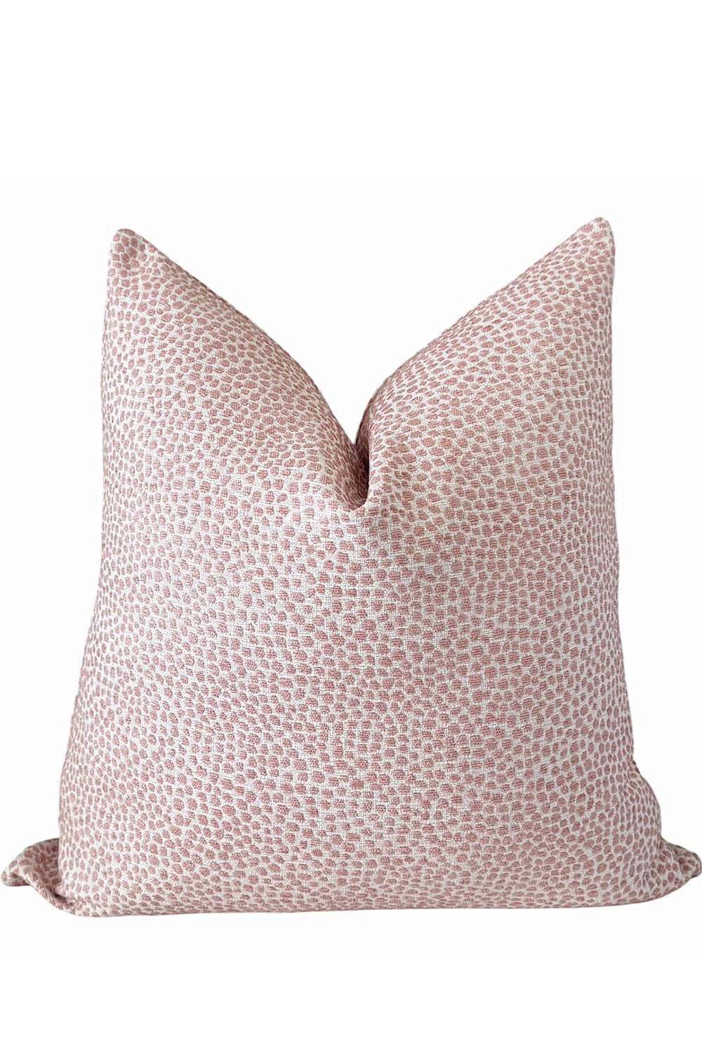 Blush Pink Pillow Cover, Textured Throw Cushion, Modern Farmhouse Accent, Neutral Home Decor