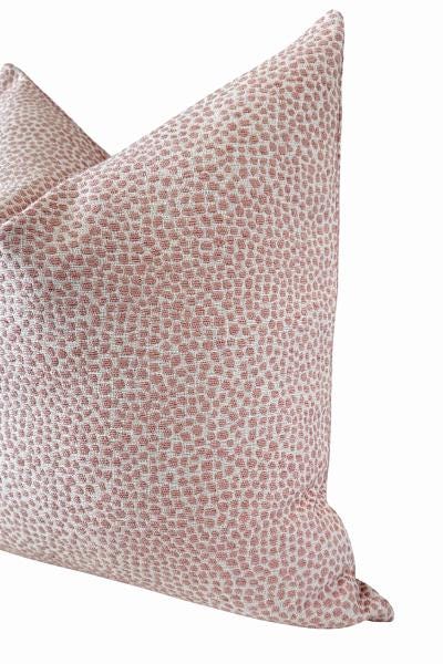 Blush Pink Pillow Cover, Textured Throw Cushion, Modern Farmhouse Accent, Neutral Home Decor