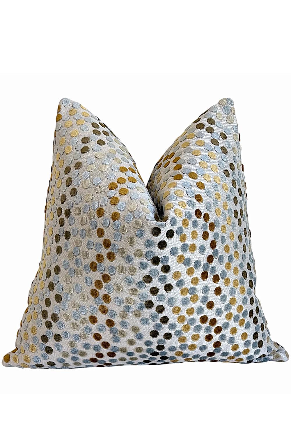 Textured Dot Pillow Cover, Neutral Throw Cushion, Modern Farmhouse Accent, Designer Home Decor