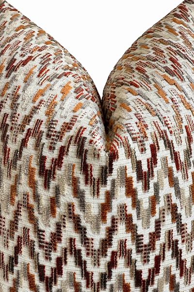 Rustic Geometric Decorative Pillow Cover, Neutral Boho Accent Cushion, Designer Home Decor
